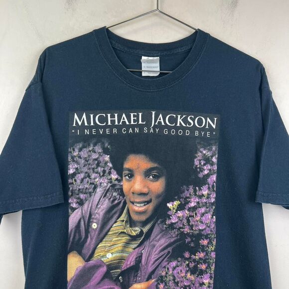 Vintage Michael Jackson I Never Can Say Goodbye Tee shirt size large - Picture 2 of 7